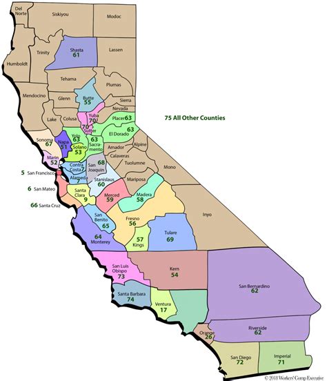 california_county_map-copy | | Workers’ Comp Executive