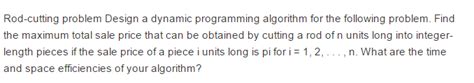 Image result for Dynamic Program Rod Cutting Explain