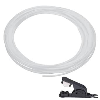 Zocipro 10M PTFE Tubing with Cutter, 2.5mm ID x 4mm OD PTFE Teflon Tube ...