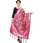 Jenny Designer Women's Woven Design Banarasi Silk Dupatta (Bahubali 12 ...