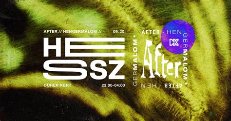 HESSZ // Dürer Kert - Hengermalom After, Dürer Kert, Budapest, 20 ...