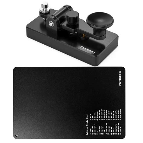 Buy Telegram Straight Morse Code Key Black and Morse Code Phonetic ...