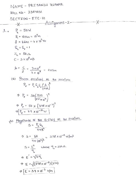 WMC Assignment 2: RF Channel Analysis and Power Calculations - Studocu