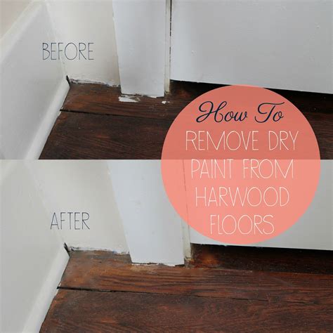 How To: Remove Dry Paint from Hardwood Floors | Painted hardwood floors ...