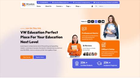 Institution Website Figma Template for Schools & Colleges