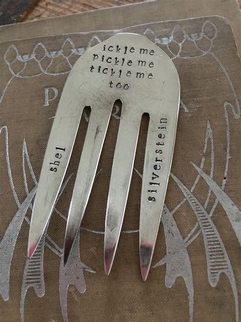 Fork Bookmark - ICKLE ME PICKLE ME TICKLE ME TOO - #3926 – Laughing ...
