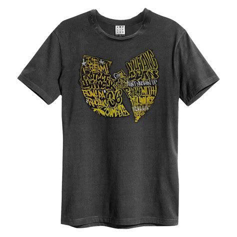 WU TANG CLAN GRAFFITI LOGO AMPLIFIED VINTAGE CHARCOAL T SHIRT (XL)/WU ...