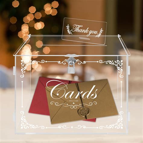 Acrylic Card Box Wedding