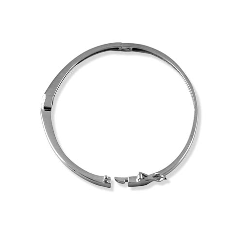 TARAASH 925 Sterling Cz Bangle | Square Openable Bangle | Silver Kada ...