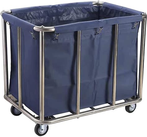 Buy Xiao Jian Laundry Basket,Laundry Collector Trolley Heavy Duty ...