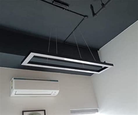 Buy Acco LED- 4 Feet Corporate Black Downlit Rectangle Shaped Linear ...