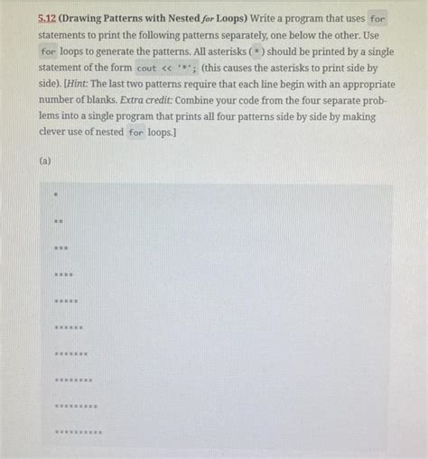 Image result for Patterns with Nested Loops