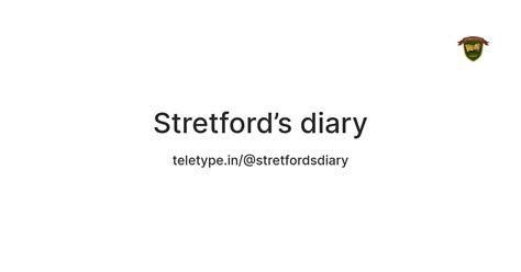 Stretford’s diary — Teletype