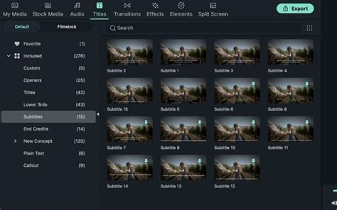 Add and Customize Titles in Filmora Tutorial
