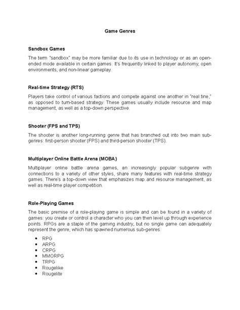 Adventure Game Genres 的图像结果