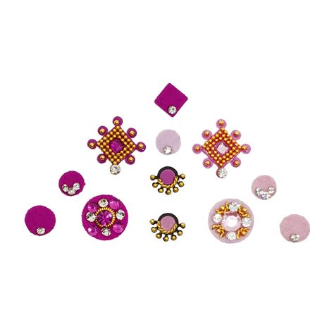 Comet Busters Pink Mix Assorted Bindi Pack (Multi-size)(BIN1406)