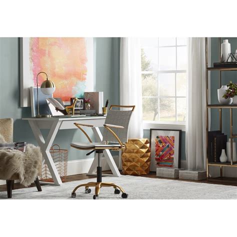 FURNISHIAA White Elegant Study & Writing Table for Home & Office, Mult ...