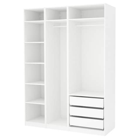 PAX wardrobe, white, 175x58x236 cm (687/8x227/8x931/8") - IKEA