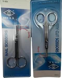 Bell Imported Nail And Safety Cut Nostril Scissor Combo Pack Scissors ...