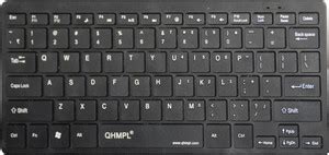 QUANTUM QHM7307 MINI MULTIMEDIA KEYBOARD Wired USB Standard Multi ...