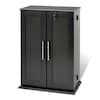 Prepac Black Transitional Composite Media Cabinet BLS-0192 at Lowes.com