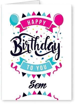 Midas Craft Happy Birthday Sem ….04 Bithday Message Greeting Card Price ...