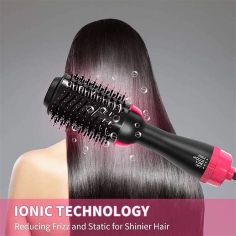 4-in-1 One Step Hair Dryer and Volumizer Hot Air Brush – 1000W Ionic ...