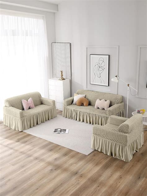 Cortina Solid Sofa Cover Big Elasticity Cover Stretch Universal Sofa ...