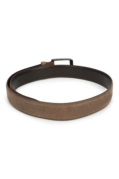 Buy Men Brown Solid Genuine Leather Belt Online - 704701 | Peter England