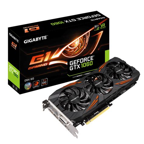 GeForce® GTX 1060 G1 Gaming D5X 6G｜AORUS - GIGABYTE Global