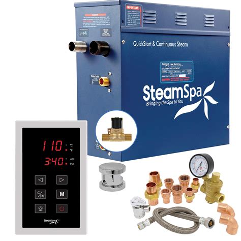 Buy SteamSpa 7.5kW Steam Sauna Generator Premium Bundle 240V Steam ...