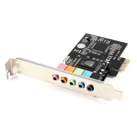 ZHuidjo 3.5mm Socket Connector Audio Internal 4 Ch PCI-e Sound Card for ...