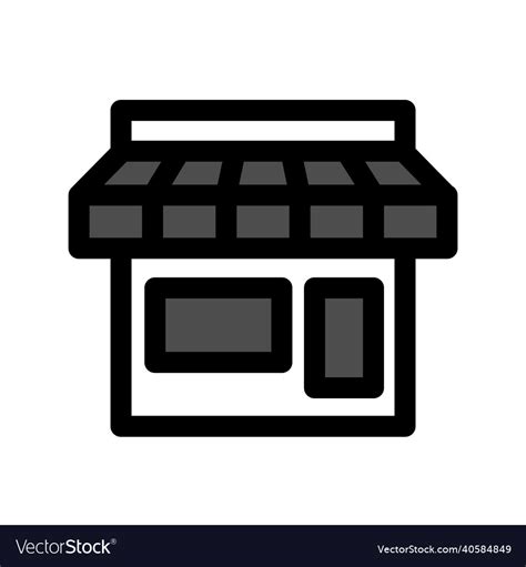 Samll Shop Vector Image 的图像结果