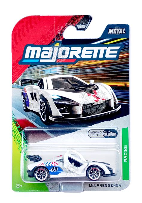 Majorette Racing Cars McLaren Senna - White - 2025 Card (Moving Parts ...