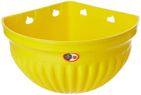 Gardens Need 100% Virgin Plastic Corner Wall Lovely Pot-12 | Set of 4 ...