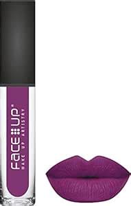 Buy Face Up Kiss Proof Non Transfer Long Lasting Liquid Lipstick Matte ...