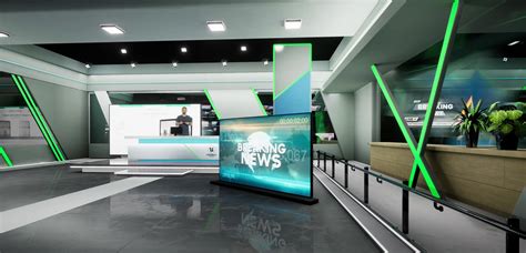 Virtual Sets | Buy NEWSROOM ARJN7 | Unreal Engine Corporate Virtual Set ...