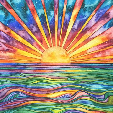 Sunrise Watercolor Painting Tutorial at Jamie Gibb blog