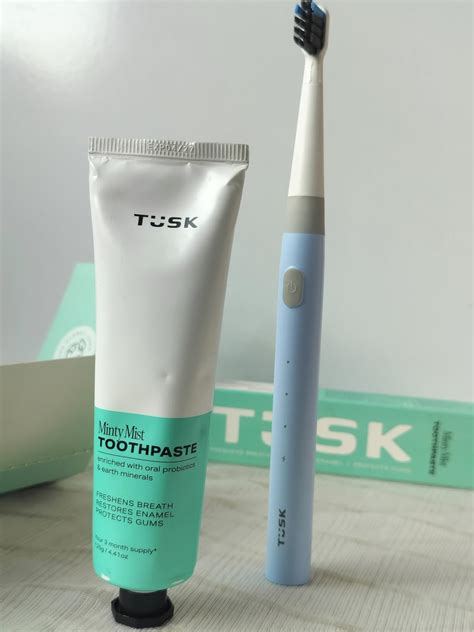Buy Tusk Minty Mist Natural Toothpaste | SLS-Free with Fluoride for ...