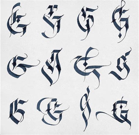Different Fonts For Letter G - Letter Language Tips