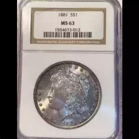 1881 Morgan Silver Dollar NGC MS-63 - Bob Paul Rare Coins