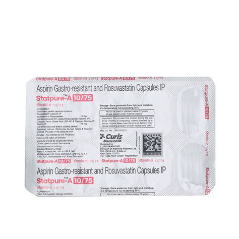 Statpure-A 10/75 Capsule | Uses, Side Effects, Price | Apollo Pharmacy