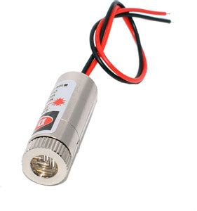 xcluma DC 3V 5mW 12mm Diameter 650nm Red Dot Laser Module Adjustable ...