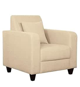 ES ESPINHO ESP161 Solid Sal Wood Fabric Upholstered 1 Seater Sofa Set ...