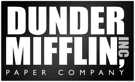 Buy The Office Sign – Dunder Mifflin Logo – The Office Merchandise ...