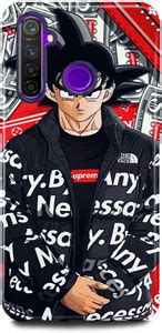 Entio Back Cover for Realme 5-RMX1911-SUPREME, GOKU, DRAGON BALL Z ...