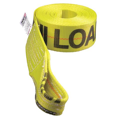 Lift-All 61220 Loadhugger Tuff-Edge Winch Strap Sewn Eye, 3" Width, 30 ...