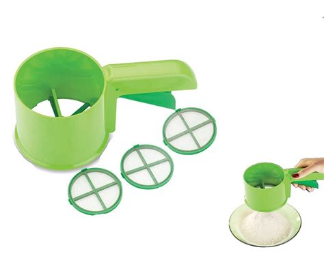 Buy Flour Shifter Strainer with Multi Purpose Online at Low Prices in ...