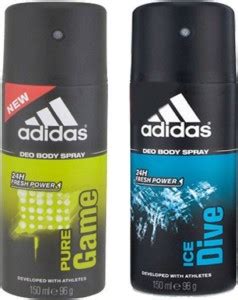 ADIDAS PURE GAME + ICE DIVE Deodorant Spray - For Men - Price in India ...
