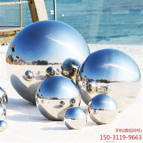 不锈钢镜面球摆件雕塑_厂家图片价格-玉海雕塑